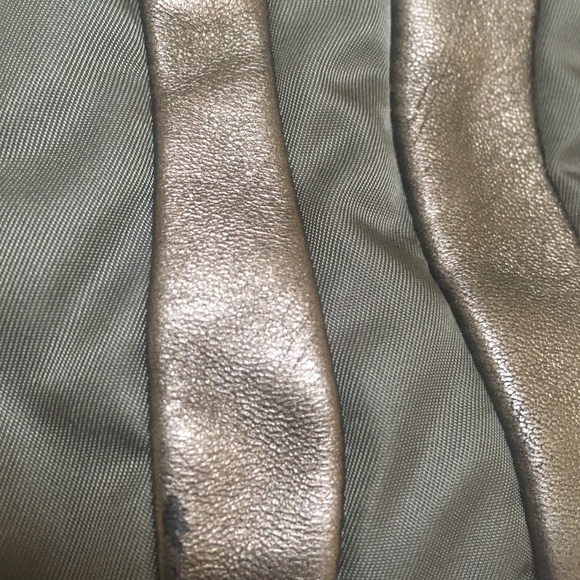 Authentic Prada Tessuto Nappa Grey & Silver Tote - Picture 9 of 16